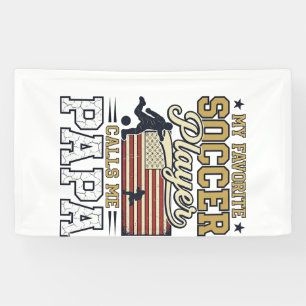 Funny Soccer Papa Vintage Shirt Design_1 Banner