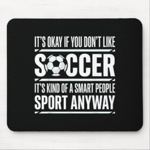 Funny Soccer Player Fans Boys Girls Game Day Socce Mouse Pad