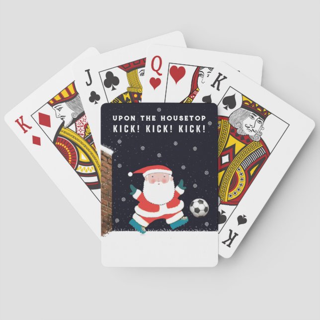 Funny Soccer Playing Cards (Back)