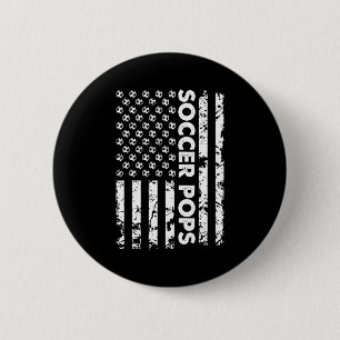 Funny Soccer Pops American Flag Vintage Soccer T S 6 Cm Round Badge