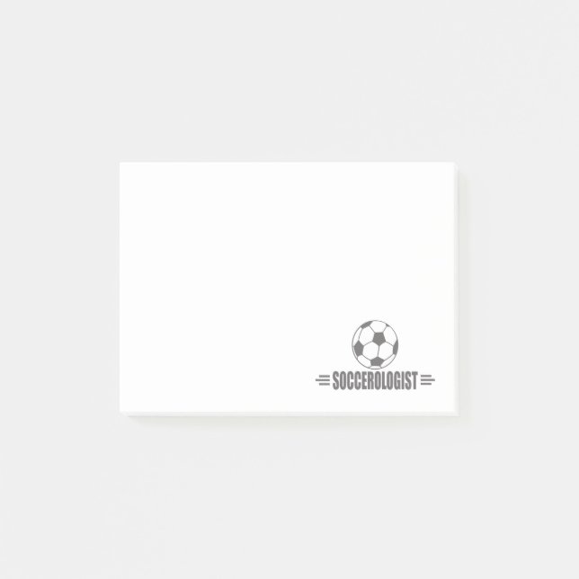 Funny Soccer Post-it Notes (Front)
