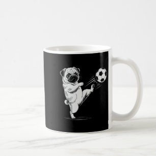 Funny Soccer Pug Ball For Kids Mum Game Scoring Coffee Mug