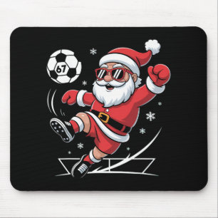 Funny Soccer Santa 67 Meme Christmas Xmas Pyjamas Mouse Pad