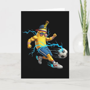 Funny Soccer Tee For Cool Youth, Kid Boys And Girl Card