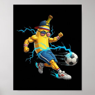 Funny Soccer Tee For Cool Youth, Kid Boys And Girl Poster
