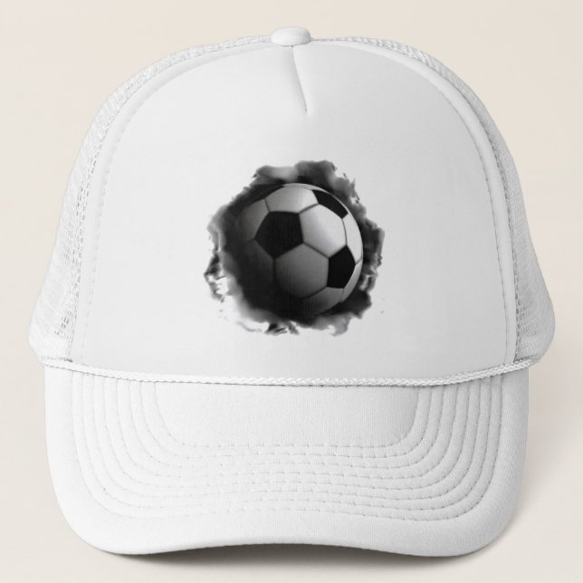 Funny Soccer Trucker Hat (Front)