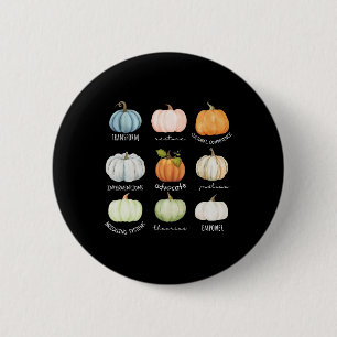 Funny Social Worker Halloween Fall Pumpkin Thanksg 6 Cm Round Badge