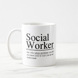 funny Social Worker quotes  Coffee Mug