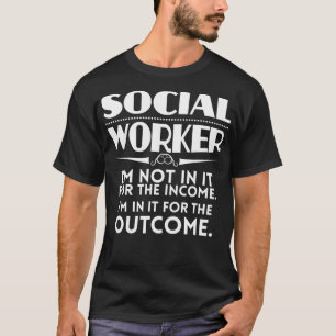 Funny Social Worker Tshirt Masters Worker Graduati