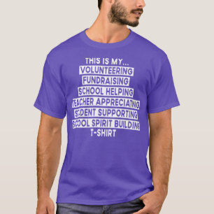 Funny Social Worker Volunteer This Is My Volunteer T-Shirt