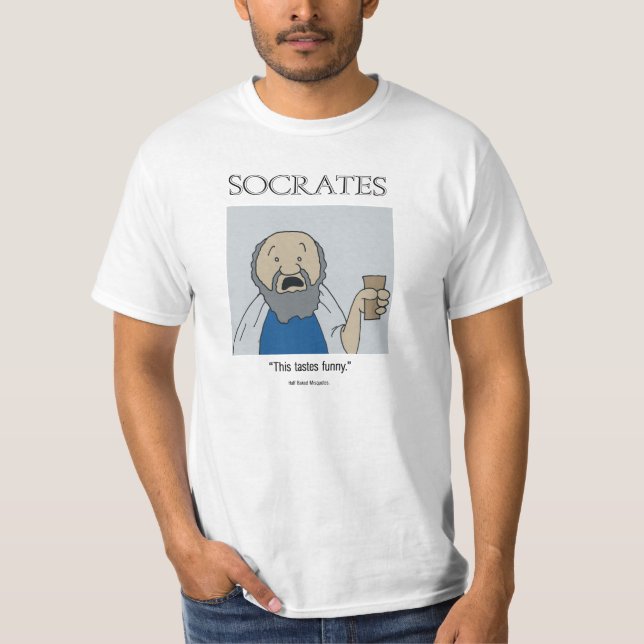 Funny Socrates - White Shirt (Front)