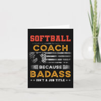 Funny Softball Coach Gift For Men, Bad Softball Co