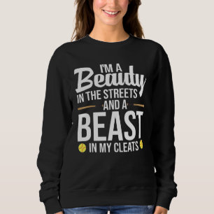 Funny Softball For Women Girls Softball Team Playe Sweatshirt