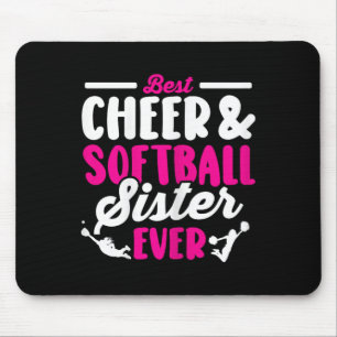Funny Softll Cheer Lover Graphic Cheer Sister Soft Mouse Pad