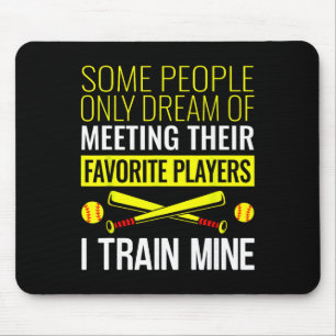 Funny Softll Coach Trainer T And Ll Sports Lover Q Mouse Pad
