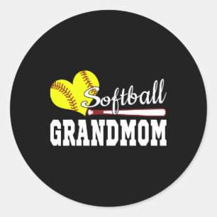 Funny Softll Grandmom Sell Lover Women Mother's Da Classic Round Sticker