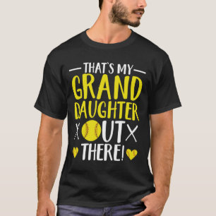 Funny Softll Lover Proud Grandma Granddaughter Gif T-Shirt