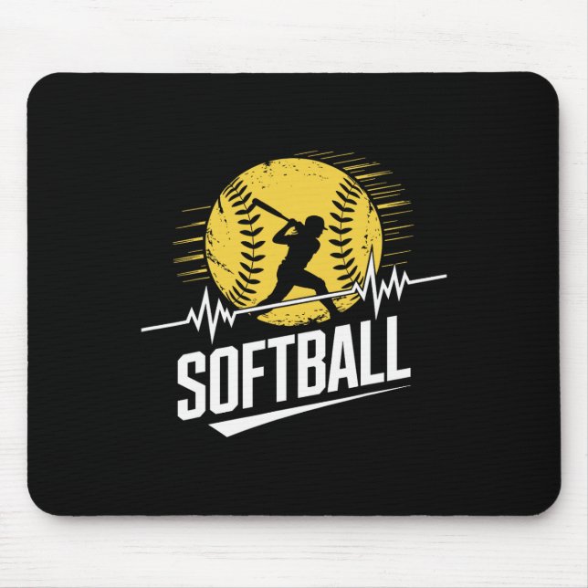 Funny Softll  Mouse Pad (Front)