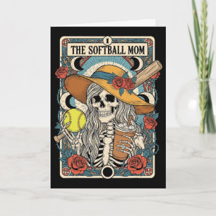 Funny Softll Mum Skeleton Tarot Card Mama Game Day