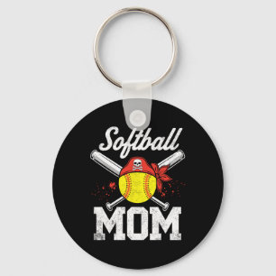 Funny Softll Pirate Mom Mama Mommy Present Mother' Key Ring