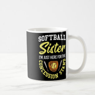 Funny Softll Softll Player Gifts Softll Sister  Coffee Mug