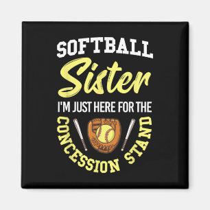 Funny Softll Softll Player Gifts Softll Sister Magnet
