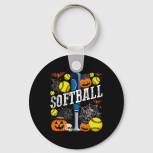 Funny Softll T With Pumpkins Halloween Costume Day Key Ring