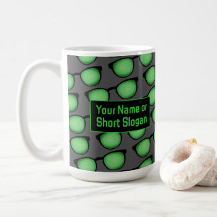 Funny Software Engineer Dev Specs & Own Slogan Coffee Mug