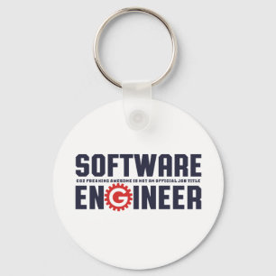 Funny Software Engineer Humour Engineering Major Key Ring
