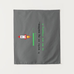 Funny Software Engineer Shipping It Tapestry