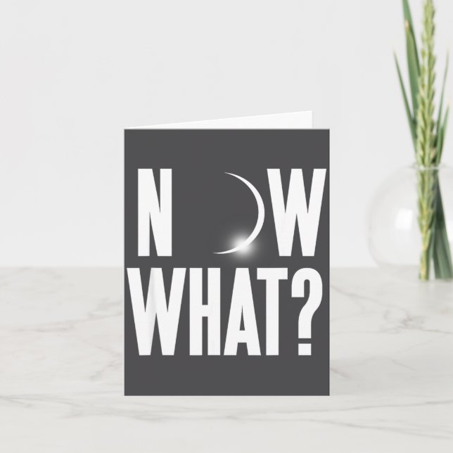 Funny Solar Eclipse August 2017 Card (Front)