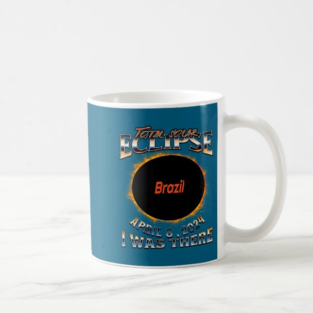 Funny Solar Eclipse Brazil Indiana There Coffee Mug (Right)