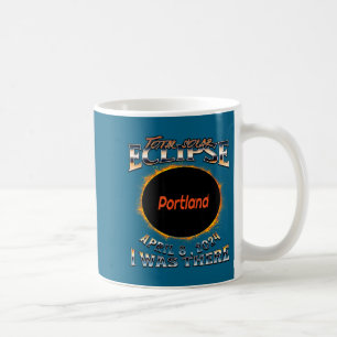 Funny Solar Eclipse Portland Indiana There Coffee Mug