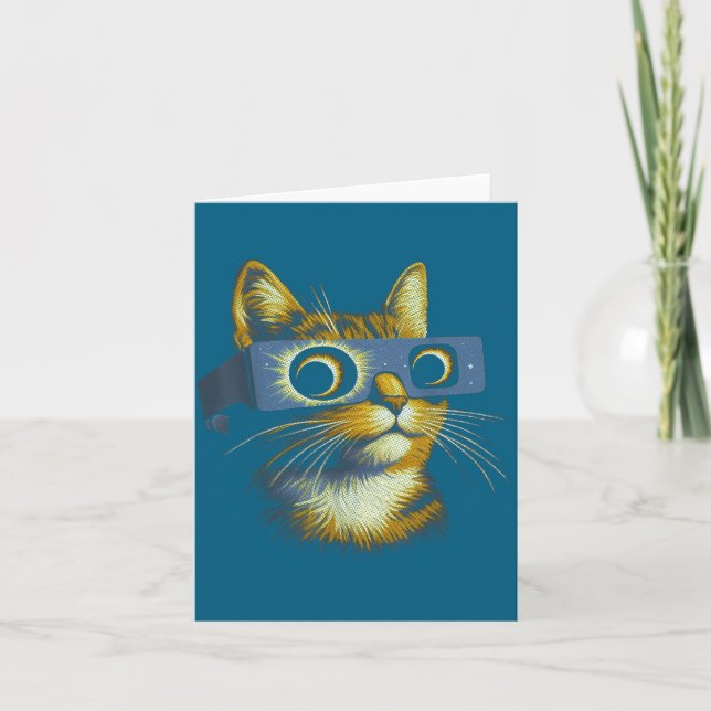 Funny Solar Eclipse Total Solar Eclipse Card (Front)