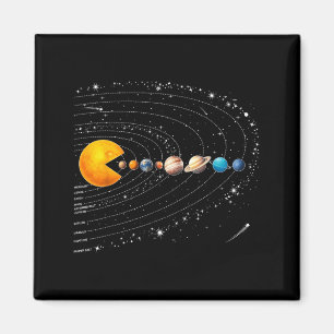 Funny Solar System Planets Astronauts Space Video Magnet