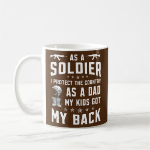 Funny Soldier Dad Father's Day Gift Coffee Mug