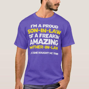 Funny Son In Law Shirt Fathers Day Gift From Mothe