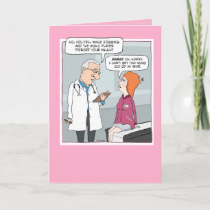 Funny Song in My Head Birthday Card