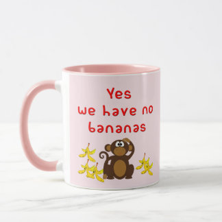 Funny Song Titles Oldies Yes We Have No Bananas Mug