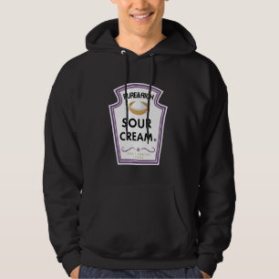 Funny Sour Cream Group Condiment Family Halloween Hoodie