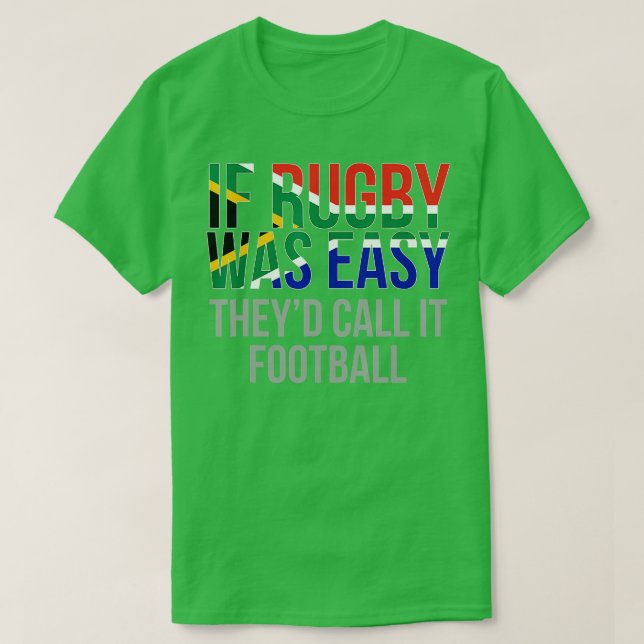 Funny South Africa Rugby  South African Rugby  T-Shirt (Design Front)