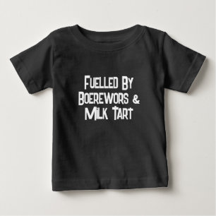 Funny South African Fuelled By Boerwors  Baby T-Shirt