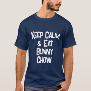 Funny SouthAfrican KeepCalm & Eat Bunny Chow Mens T-Shirt