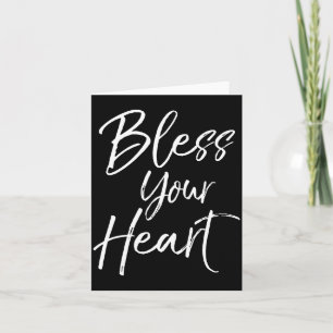 Funny Southern Christian Saying Quote Gift Bless Y Card