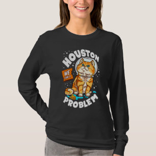 Funny Space Astronaut Cat Gifts Men Women Kids Cat T-Shirt
