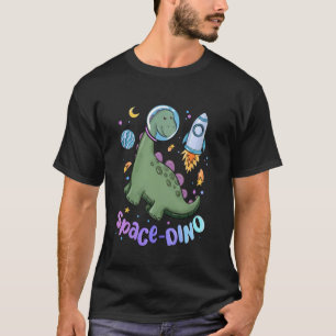 Funny Space Dino Cute Astronaut Dinosaur Men Women T-Shirt