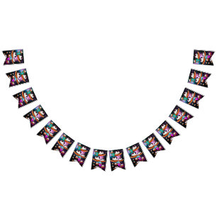 Funny space guinea pig bunting