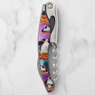 Funny space guinea pig corkscrew