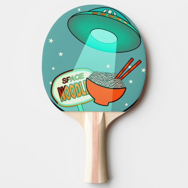 Funny Space Noodles 2  Ping Pong Paddle (Front)