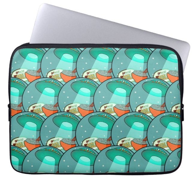 Funny Space Noodles  Laptop Sleeve (Front)